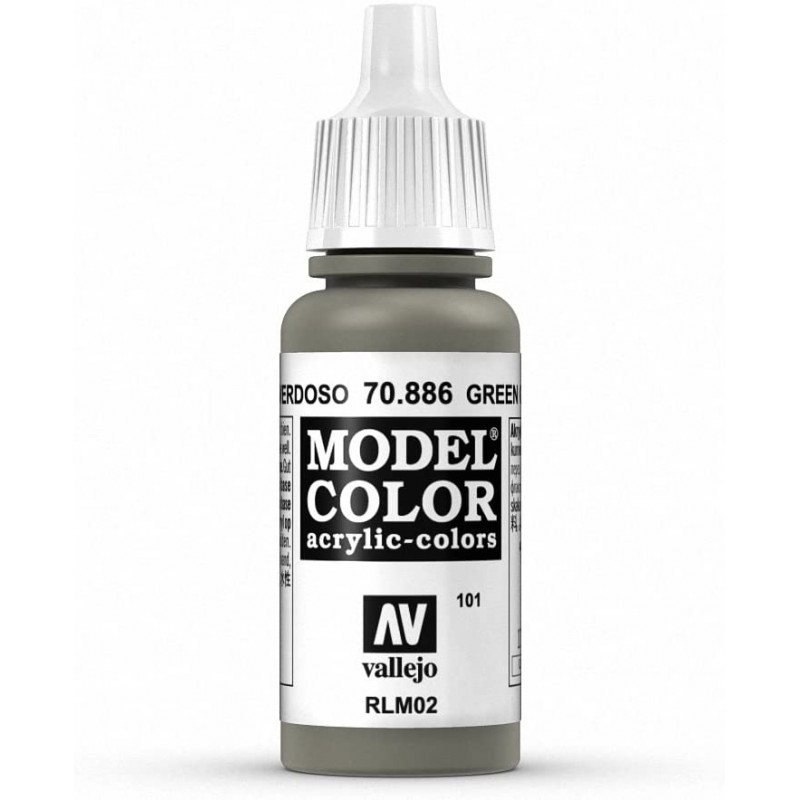 Prince August - Peinture acrylique - 886 - Vert gris - 17 ml