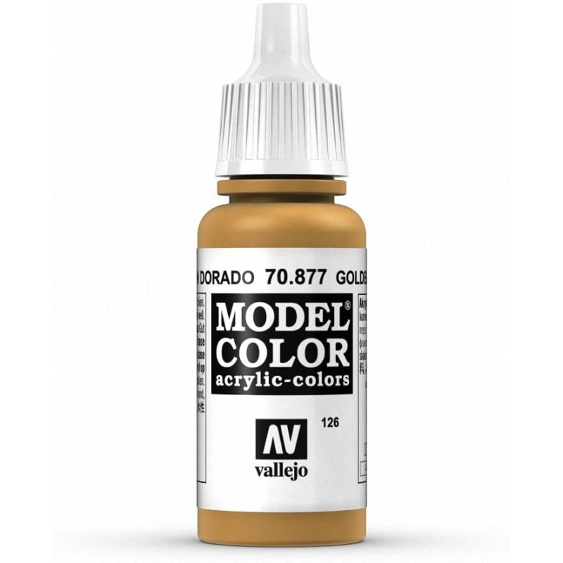 Prince August - Peinture acrylique - 877 - Marron doré - 17 ml