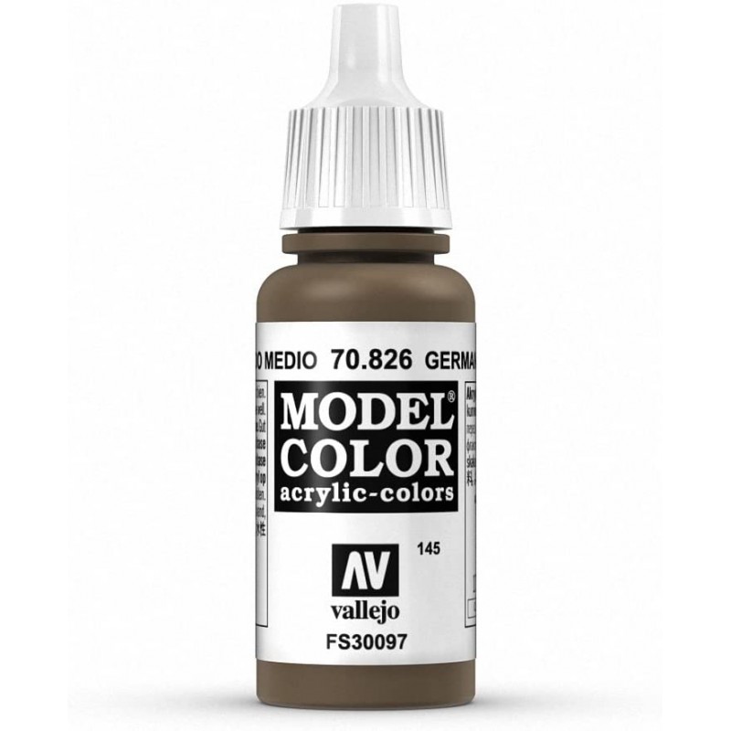 Prince August - Peinture acrylique - 826 - Marron camouflage allemand - 17 ml