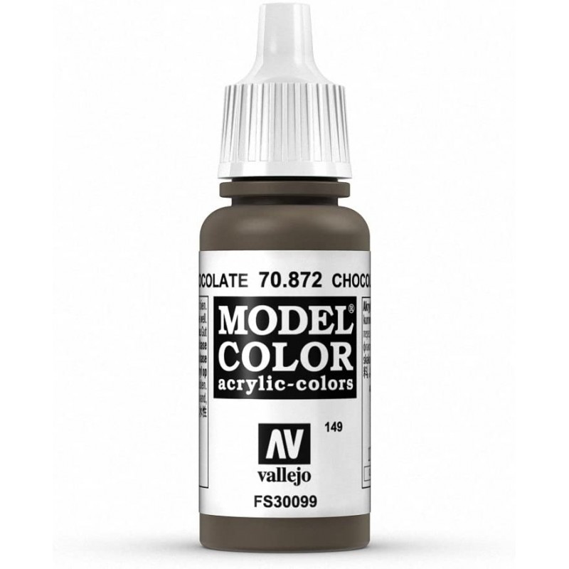 Prince August - Peinture acrylique - 872 - Marron chocolat - 17 ml