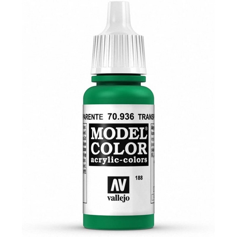 Prince August - Peinture acrylique - 936 - Vert transparent - 17 ml