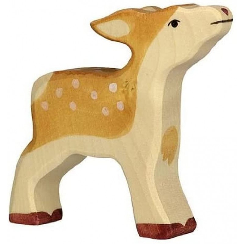 Holztiger - Figurine animal en bois - Faon