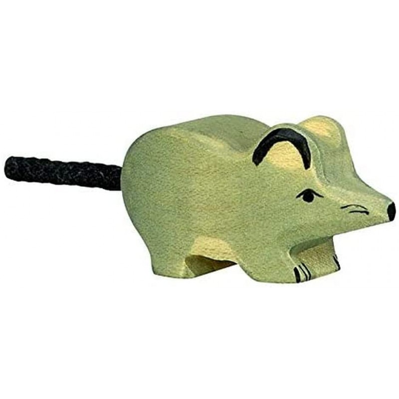 Holztiger - Figurine animal en bois - Souris