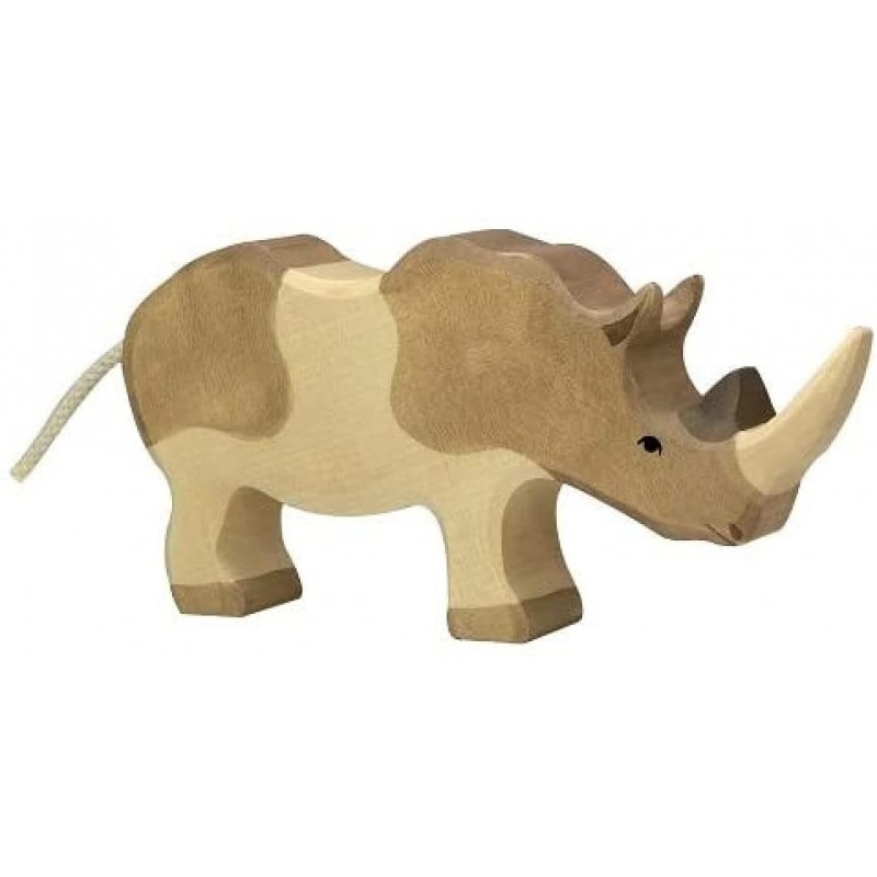 Holztiger - Figurine animal en bois - Rhinocéros